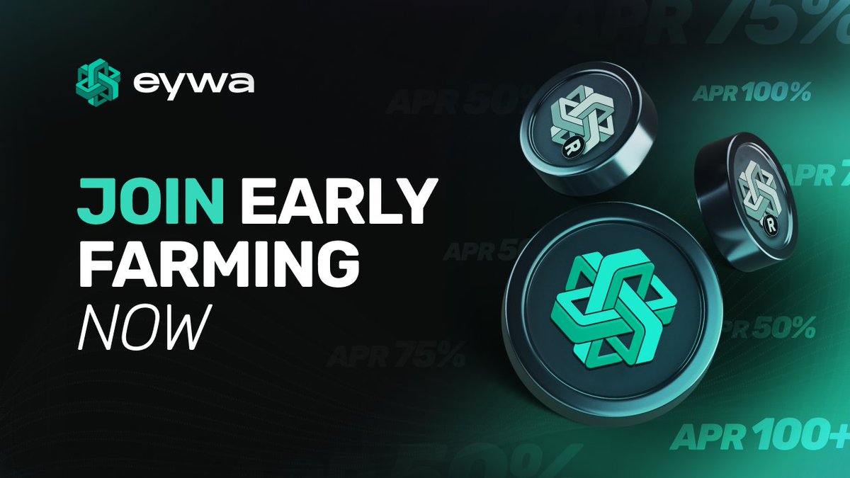⚡️ Early Farming: ready to farm $EYWA?

Welcome to your opportunity to get precious $EYWA in the easiest way imaginable — without doing any actual work. Your liquidity is a key #DeFi component and should be working for you, bringing you profit! This is exactly why we’re launching