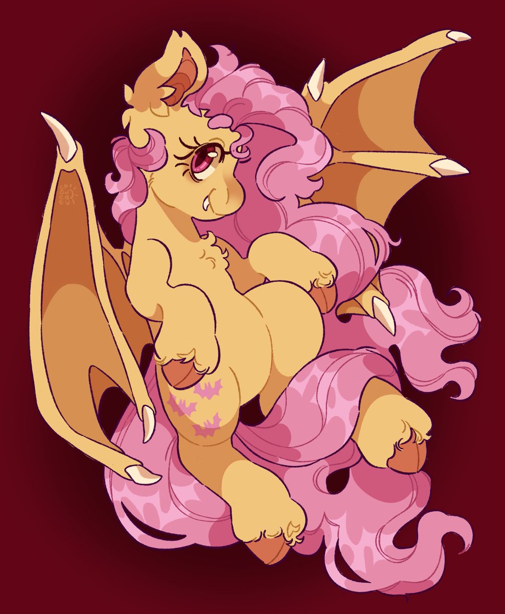 cocopudu's tweet photo. flutterbat will give you a fright ..!!!!!? 🦇🍎 https://t.co/j2E2qTGUrh