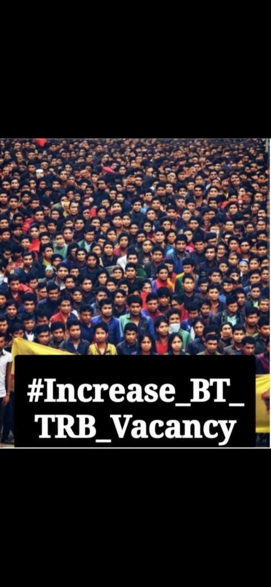 AmbikaEshi16791's tweet photo. #increase_BT_BRTE_TRB_vacancy2024 https://t.co/RDnnXFmBKV