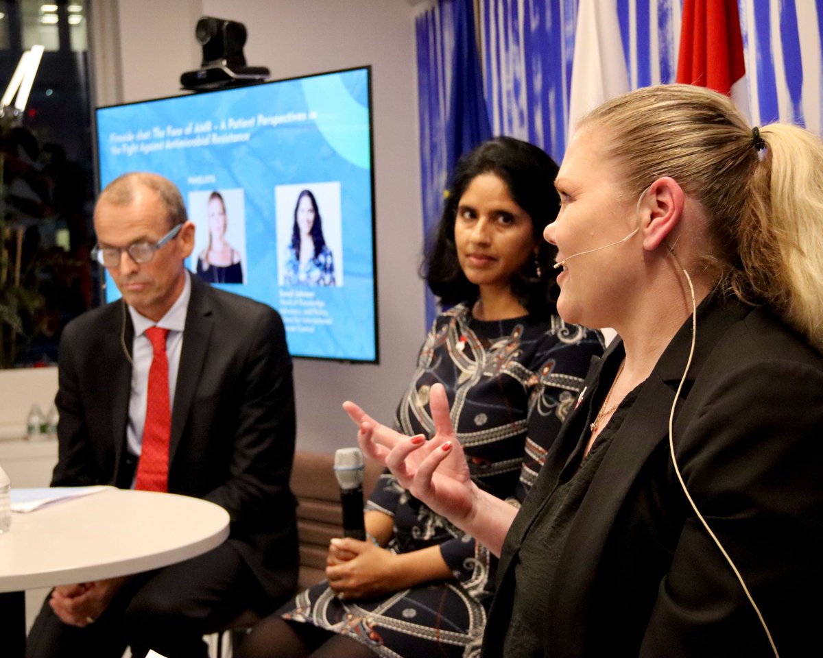 theAMRnarrative's tweet photo. The #UNGA79 High-Level Meeting on #AMR took place on 26 Sept and our charity was proudly represented by our Founder, patient survivor @_FaceSA and @wendythedentist 

Read more about our actvities: https://t.co/CcyBlqozgA

#theAMRnarrative
#AntimicrobialResistance https://t.co/AmQoi7VHl2