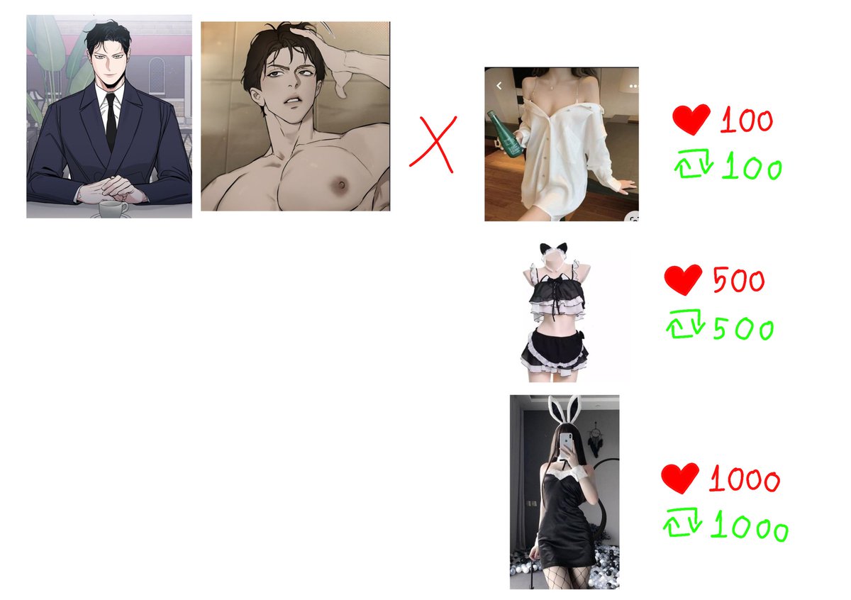 I will draw Lee Won And  Taekju using the set of images in the picture according to the balance 🔄 or ❤️

#codenameanastasia
#RosesandChampagne