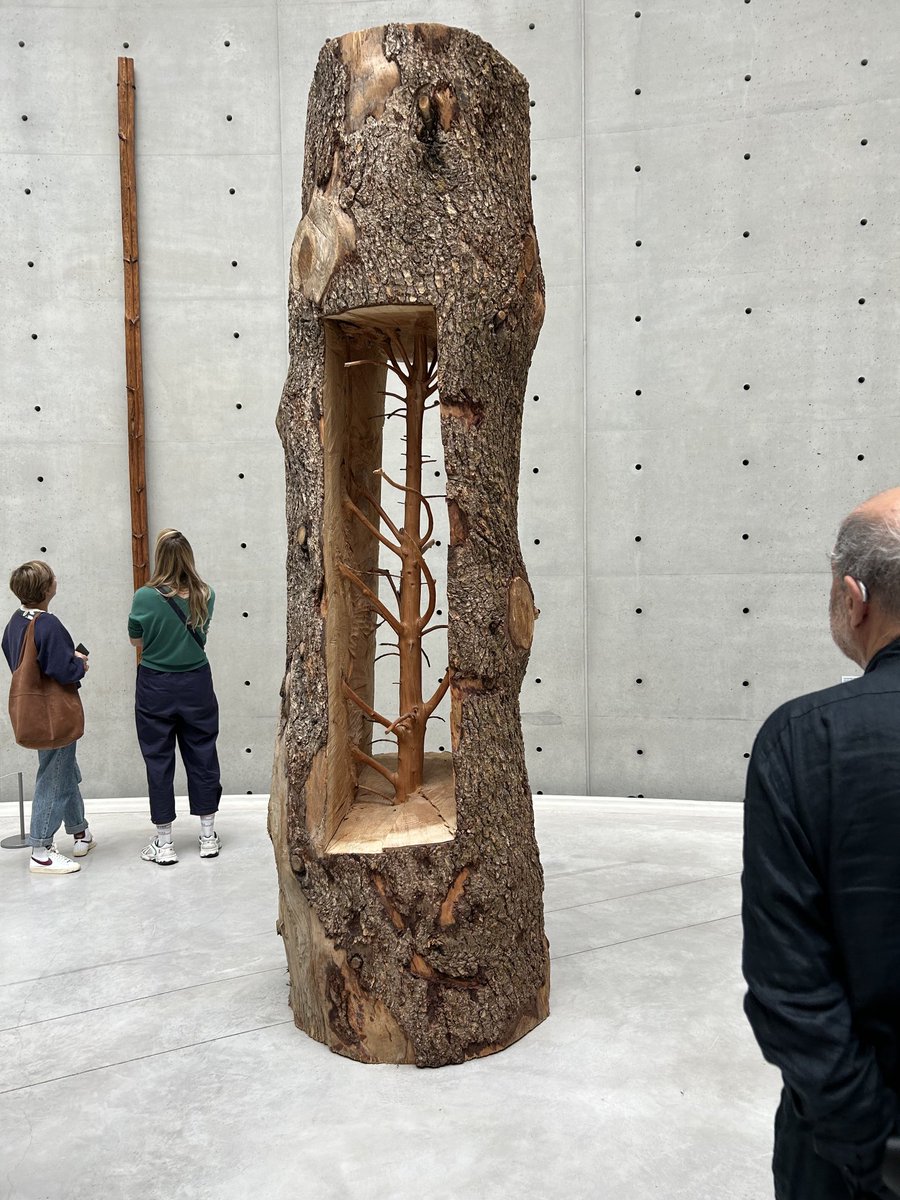 didi_jasmin's tweet photo. Memory unveiled - at the heart of the matter. Giuseppe Penone. Arte Povera. Collection Pinault at the Bourse de Commerce in Paris. https://t.co/P7JjCWVF7F