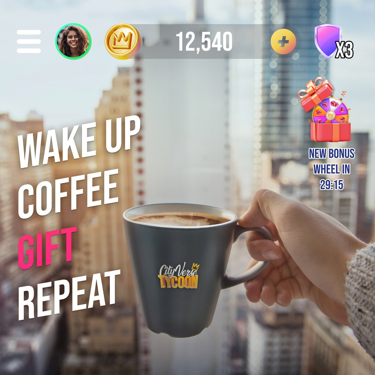 CityVerseTycoon's tweet photo. Gm gamers https://t.co/0P9kwggeKO