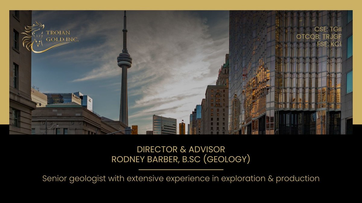 TrojanGoldInc's tweet photo. Meet the Trojan Gold team 🤝 Rodney, Director, Advisor &amp; Senior Geologist, was previously a Geology Superintendent for Barrick’s Williams Mine from 2010-2018

Read more about our team ➡️ https://t.co/Jqwo49HHhA
🇨🇦 $TGII
🇺🇸 $TRJGF
🇩🇪 FSE: KC1
#juniormining #highgradegold https://t.co/CbY5c9K8j2