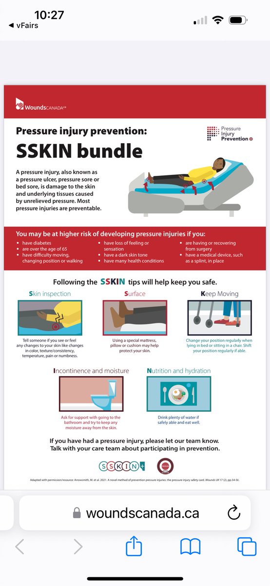 <a href="/WoundsCanada/">Wounds Canada</a> great to see the SSKIN bundle posted for sharing! #woundscanada2024 <a href="/CovenantCA/">Covenant Health</a> <a href="/CharleneHea22/">Charlene Brosinsky</a> #collaboration