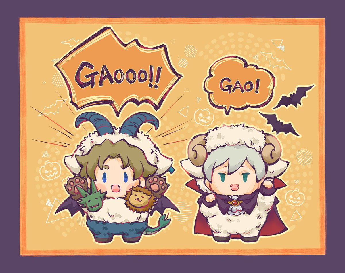 yu_alslade_g_ct's tweet photo. がおがおハロウィン🎃 https://t.co/lvkUEJwHVz