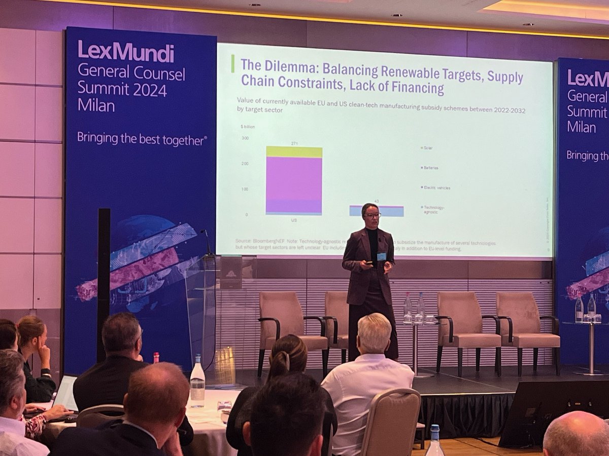 LexMundi's tweet photo. The Lex Mundi General Counsel Summit has wrapped up after two days of insightful discussions on "GeoDisruption: Balancing Gigawatts, Gigabytes, and Gigapowers." Legal leaders explored how geopolitical shifts, energy transitions, and generative AI are reshaping corporate strategy. https://t.co/bh8JqPRUWu
