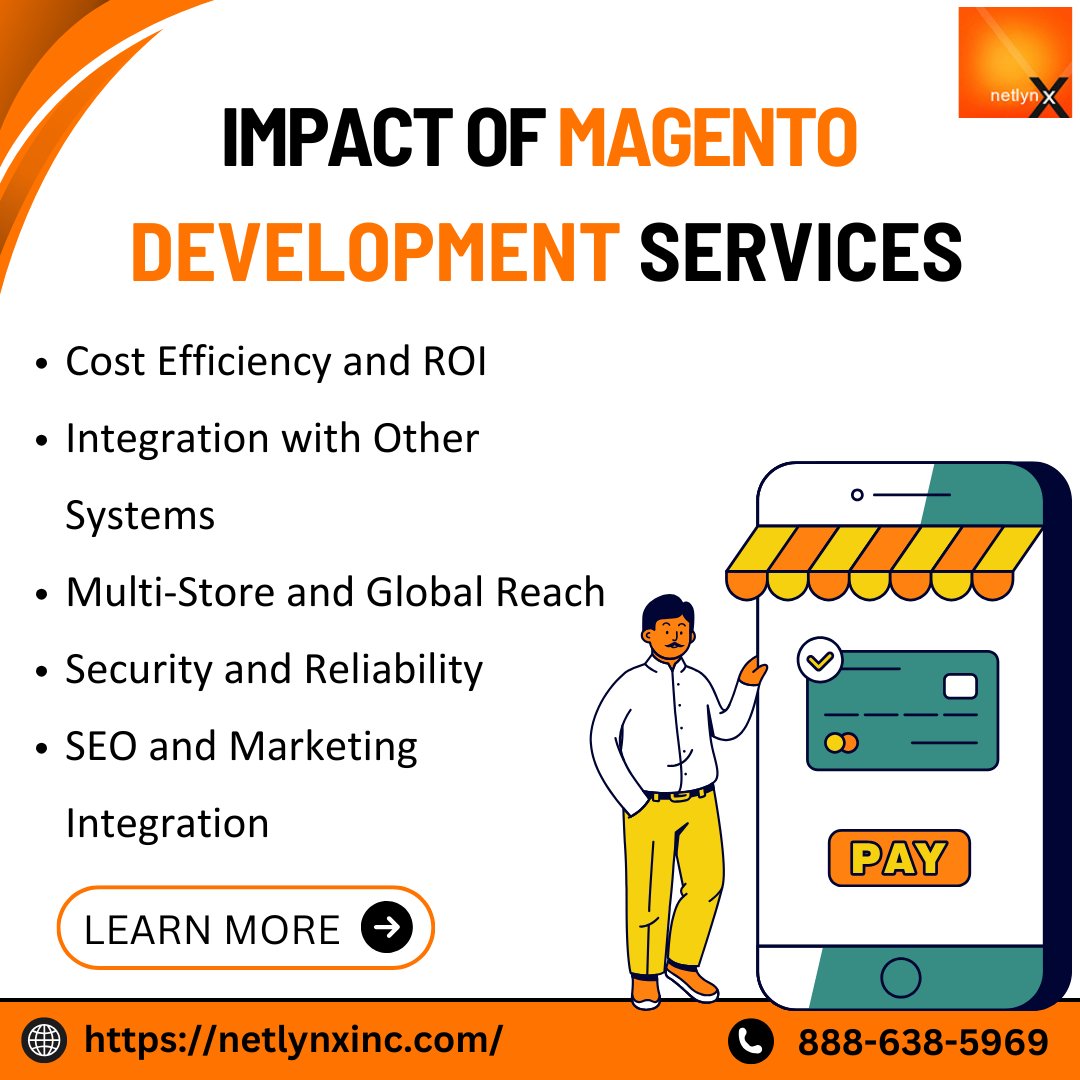 NetlynxInc's tweet photo. Are you ready to take your eCommerce game to the next level? Magento is the powerhouse that drives countless online stores to success. From seamless scalability to enhanced customer experiences. https://t.co/tHrqfSNVLQ
.
.
.
#NetlynxInc #MagentoDevelopment #EcommerceSolutions https://t.co/fVanQ1dzoU