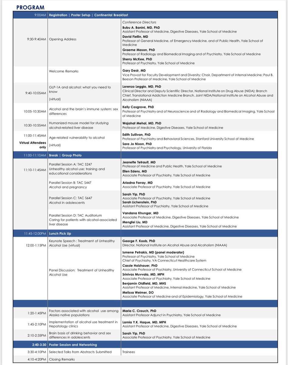 Bubu Banini, MD PhD (@bubu_banini) on Twitter photo We are ready and excited to learn how we can move forward alcohol-related research and care at YCARE 2024! Register to join us tomorrow! <a href="/YaleDigestive/">Yale Digestive Diseases</a> <a href="/YaleIMed/">Yale Internal Medicine</a> <a href="/YaleMed/">Yale School of Medicine</a> <a href="/NIAAAnews/">NIAAA News</a> <a href="/YalePsych/">Yale Psychiatry</a> <a href="/YaleSPH/">Yale School of Public Health</a> <a href="/YaleADM/">Yale Program in Addiction Medicine</a> <a href="/CSHHC/">Cornell Scott HHC</a>
yalesurvey.ca1.qualtrics.com/jfe/form/SV_a3β¦ We are ready and excited to learn how we can move forward alcohol-related research and care at YCARE 2024! Register to join us tomorrow! <a href="/YaleDigestive/">Yale Digestive Diseases</a> <a href="/YaleIMed/">Yale Internal Medicine</a> <a href="/YaleMed/">Yale School of Medicine</a> <a href="/NIAAAnews/">NIAAA News</a> <a href="/YalePsych/">Yale Psychiatry</a> <a href="/YaleSPH/">Yale School of Public Health</a> <a href="/YaleADM/">Yale Program in Addiction Medicine</a> <a href="/CSHHC/">Cornell Scott HHC</a>
yalesurvey.ca1.qualtrics.com/jfe/form/SV_a3β¦