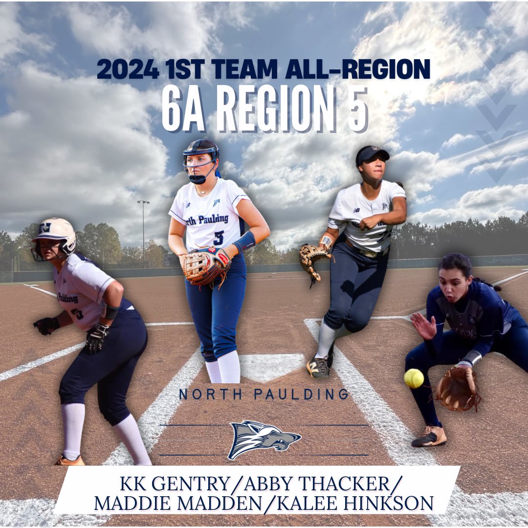 NPHSsoftball's tweet image. Congratulations to our 1st team All-Region softball players!! @HinksonKalee @KKGentry2026 @MaddieMadden22 @AbbyThacker_3 #StrengthenThePack