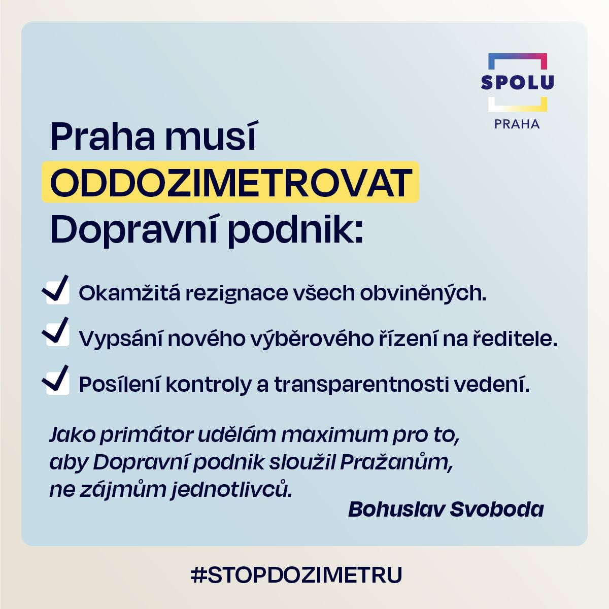 Bohuslav Svoboda, primátor hl. m. Prahy tweet media