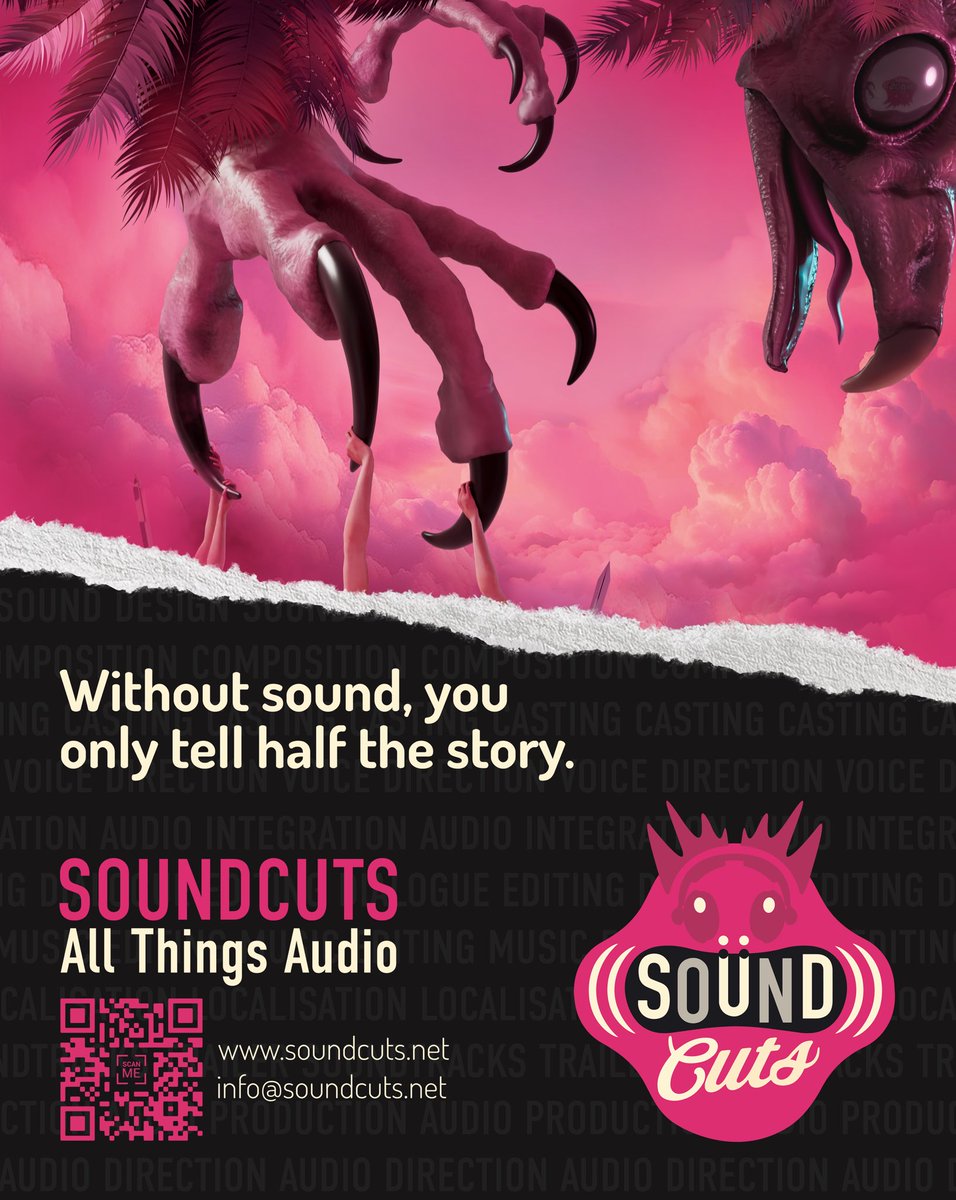 Adele Cutting (@soundcuts) on Twitter photo Feelin’ fancy! Our new ad is in the latest edition of MCV/Develop magazine!
‘Without sound, you only get half the story’
Check it out!
Thanks to <a href="/FoxFuelled/">FoxFuelled</a> for the art! 😍
content.yudu.com/web/69r/0A44ai…
#gamedev #indiedev #gameaudio Feelin’ fancy! Our new ad is in the latest edition of MCV/Develop magazine!
‘Without sound, you only get half the story’
Check it out!
Thanks to <a href="/FoxFuelled/">FoxFuelled</a> for the art! 😍
content.yudu.com/web/69r/0A44ai…
#gamedev #indiedev #gameaudio