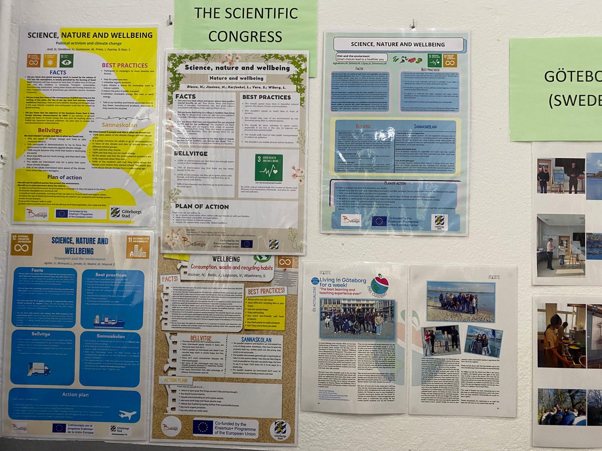 InstBellvitge's tweet photo. Our ERASMUS scientific congress , visits to waste recycling plants, excursions to natural spaces, a new selective waste collection policy, 3rd ESO maganize "Life and Science", Green Diaries, many artistic products, and what not! #ErasmusWeek #sepie  @sepiegob #ErasmusPlus https://t.co/HZP59NzYdD