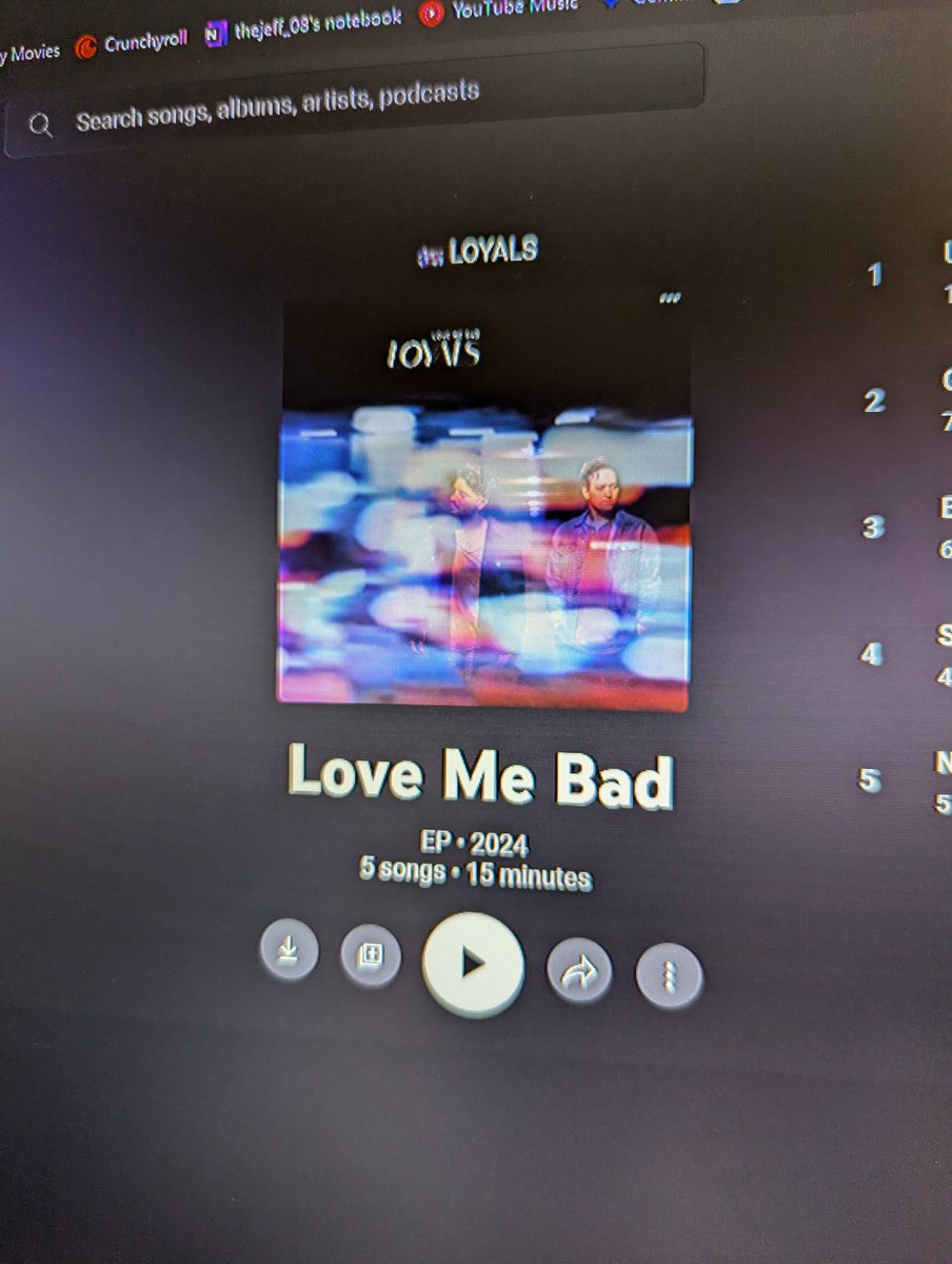 Don't ask me what I'm listening to today. 
<a href="/LOYALSband/">LOYALS</a>