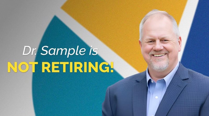 DrLewSample's tweet image. 🎉 Guess what? Dr. Sample is NOT retiring yet! We just couldn’t let him go! 😂 #StillHere

#valleyorthodontics #drlauren #drsample #hartselleal #hartselleorthodontists
