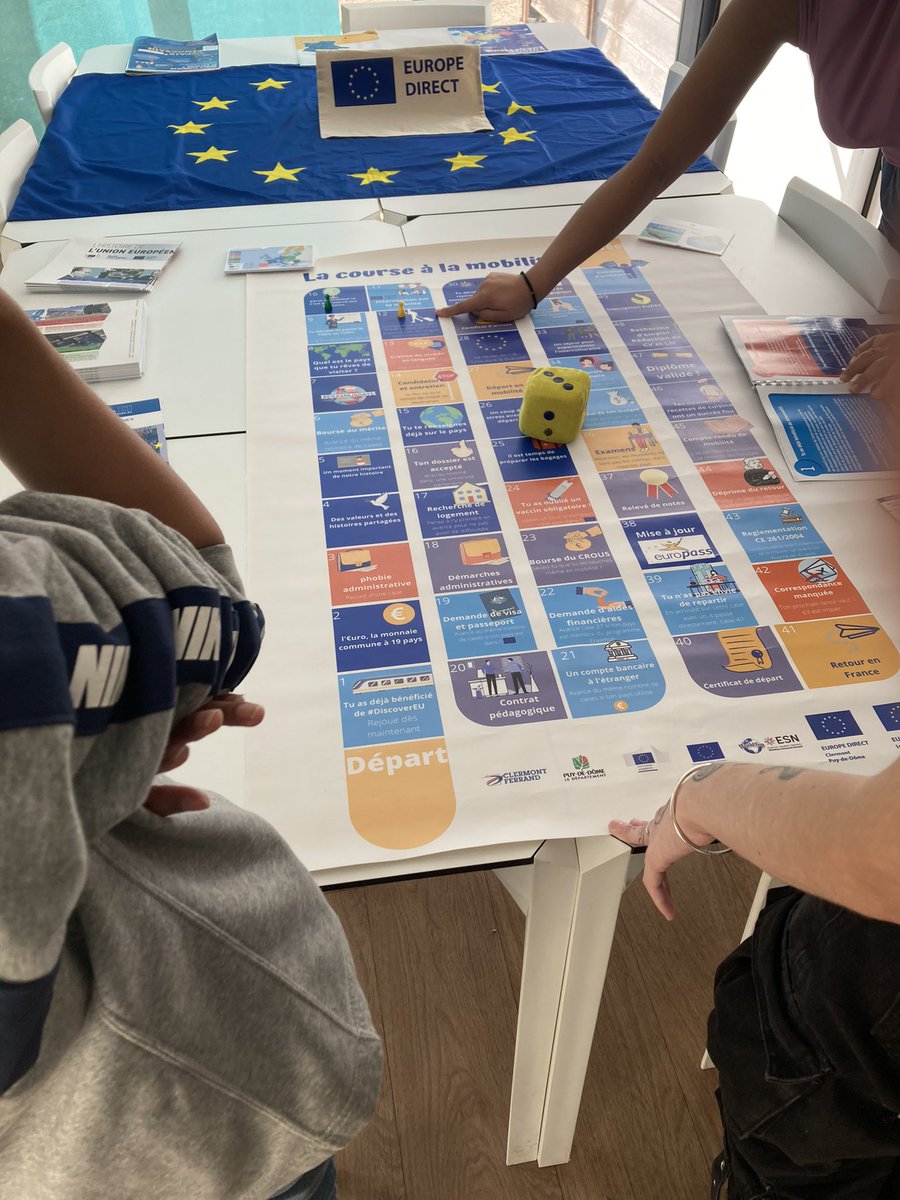 ErasmusPlusFRJS's tweet photo. 🇪🇺 Les #Erasmusdays en image !

Durant toute la semaine, et jusqu'au 19 octobre, de nombreux événements ont lieu dans toute la France et à l'international pour célébrer l'#Europe !

Pour voir tous les événements 👉https://t.co/fyAkIxl7Lf https://t.co/hb5qCtBBFp