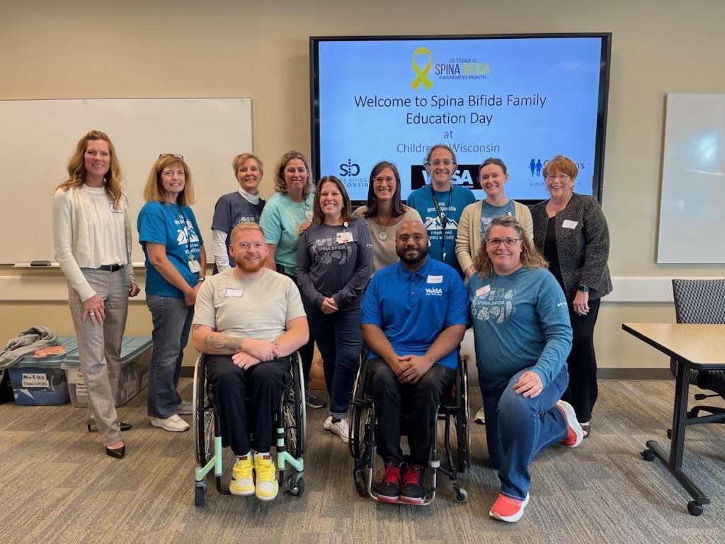 The second annual spina bifida education day for our patients was held <a href="/childrenswi/">Children's Wisconsin 🏥</a> this month to recognize spina bifida awareness month!  <a href="/sbwis/">SBWIS</a> <a href="/WASAadaptsports/">WASAadaptivesports</a>