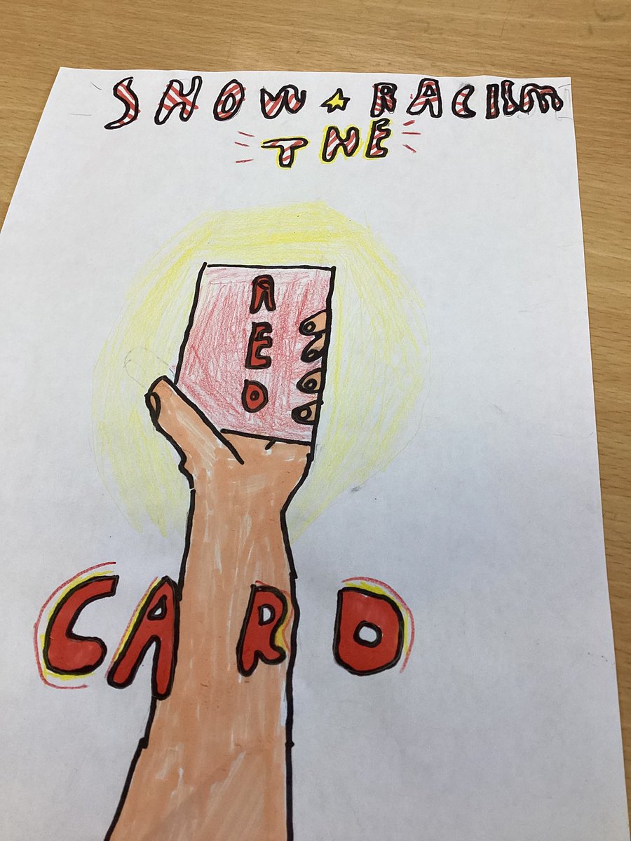 @OVPS Miss Jones (@ovpsmissjones) on Twitter photo #Showracismtheredcard We learned all about racism today and made some posters for <a href="/GRTRC/">ShowRacismTheRedCard</a> #theovway #Showracismtheredcard We learned all about racism today and made some posters for <a href="/GRTRC/">ShowRacismTheRedCard</a> #theovway