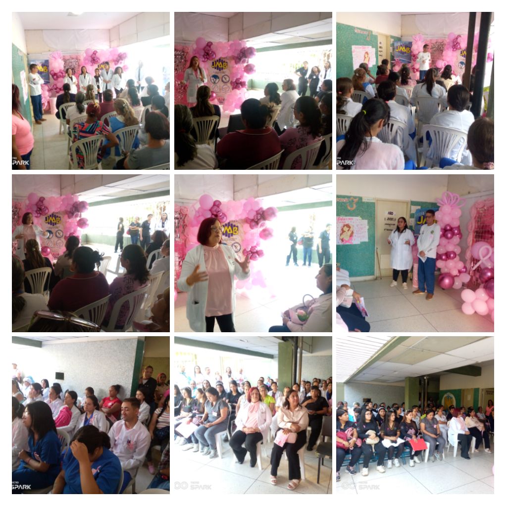 #18deOctubre 
Con un cálido Acto se  fortalece  el Mes Rosa en HJMB El cáncer puede prevenirse y controlarse implementando estrategias basadas en la evidencia para la prevención, tamizaje y detección temprana del cáncer, el tratamiento y cuidados paliativos.<a href="/MagaGutierrezV/">Magaly Gutiérrez Viña</a>