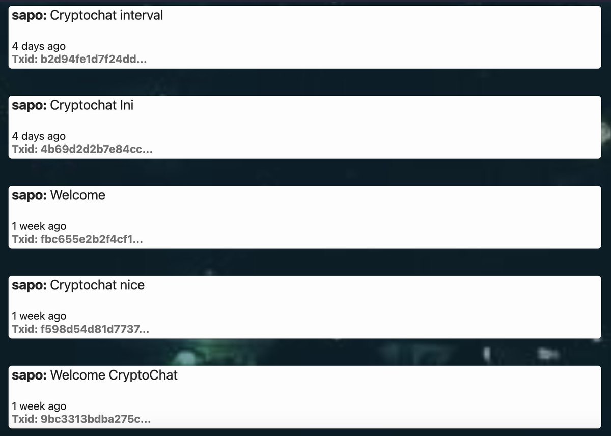 Imagehosty's tweet image. Crypto Chat Release soon !

Chat build with blockchain Imagecoin
imagehosty.com/cryptochat/

Screenshot :