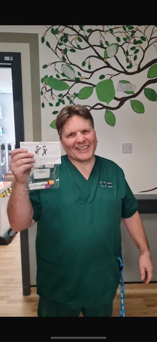 Steve Youde has been a Healthcare Support Worker for over 20 years. Today he was signed off with his venepuncture skill and is now fully proficient in blood taking! Congratulations Steve!!