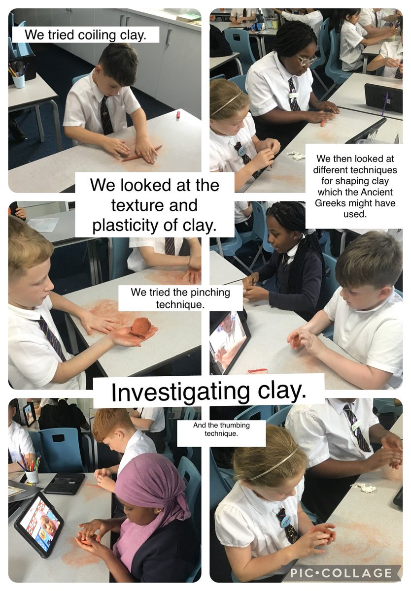 MRPAyear5b's tweet photo. In Art we looked at the properties of clay.  #MRPAthearts https://t.co/vunGM3nc7t