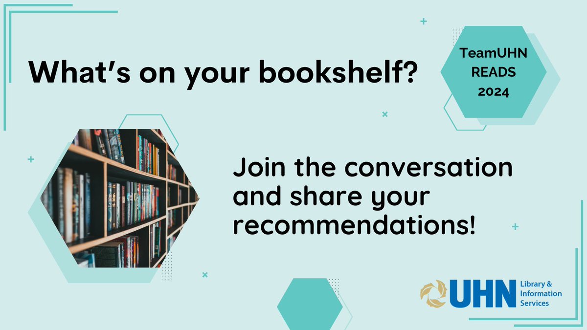 What’s a book or resource that made you a better clinician or leader?

We're celebrating Medical Libraries Month by sharing the books and resources that made us! Share now on our online share board! UHNLibraries.ca/teamUHNreads