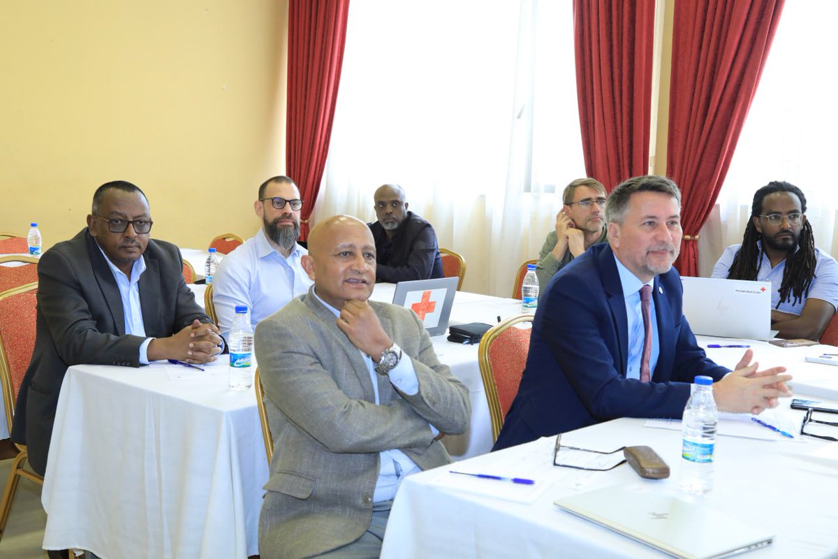 EthioRedCross's tweet photo. @EthioRedCross, with Finnish Red Cross &amp; @ICRC , held key talks on the Safer Access Framework to tackle the challenges of delivering aid in conflict zones. Focus: protecting staff &amp; ensuring aid reaches those in need. A SAF task force is planned.
#HumanitarianAccess https://t.co/QwrKhPRd2L