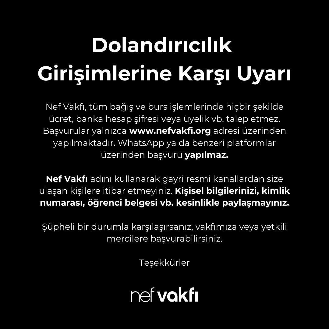 nef vakfı tweet media