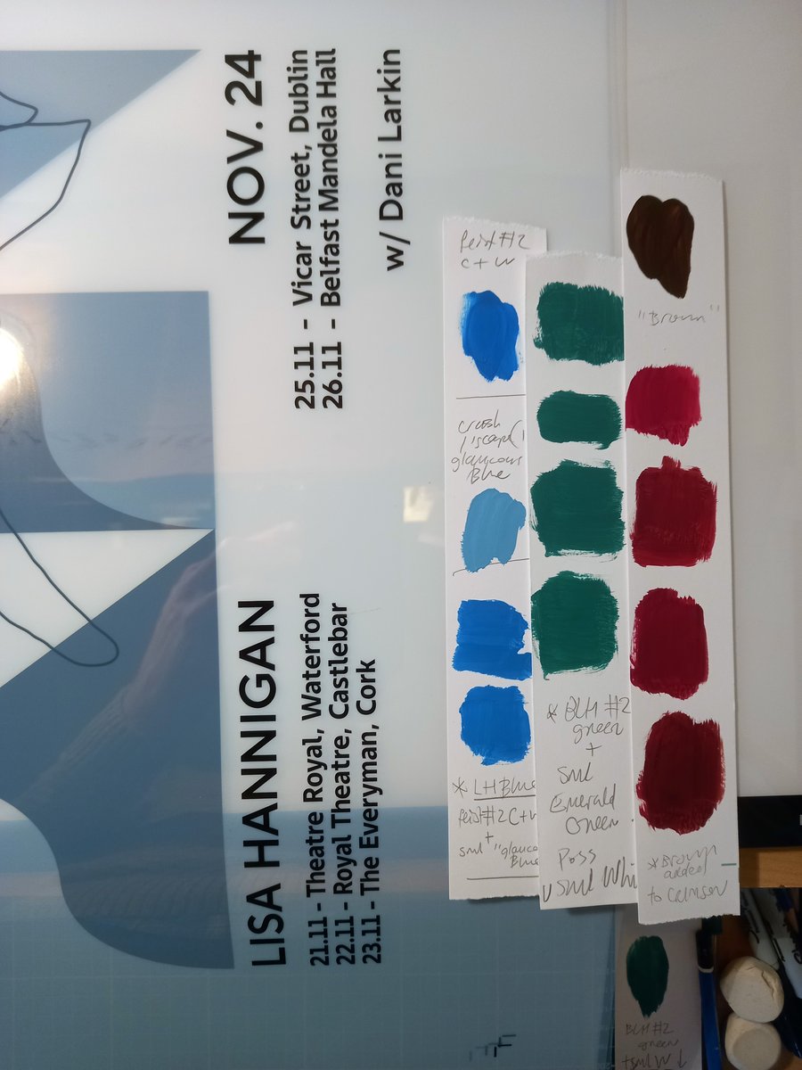 Craig Carry (@craig_carry) on Twitter photo prepping a new screenprint #gigposter edition for @LisaHannigan's upcoming Irish tour this November, w/ <a href="/Dani_Larkin_/">Dani Larkin</a>. <a href="/TurningPirate/">Úna Molloy</a> prepping a new screenprint #gigposter edition for @LisaHannigan's upcoming Irish tour this November, w/ <a href="/Dani_Larkin_/">Dani Larkin</a>. <a href="/TurningPirate/">Úna Molloy</a>