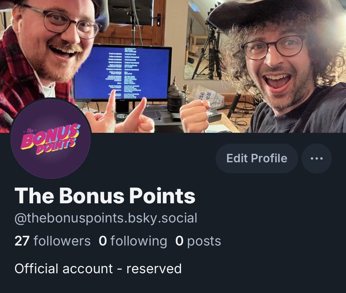 The Bonus Points tweet media