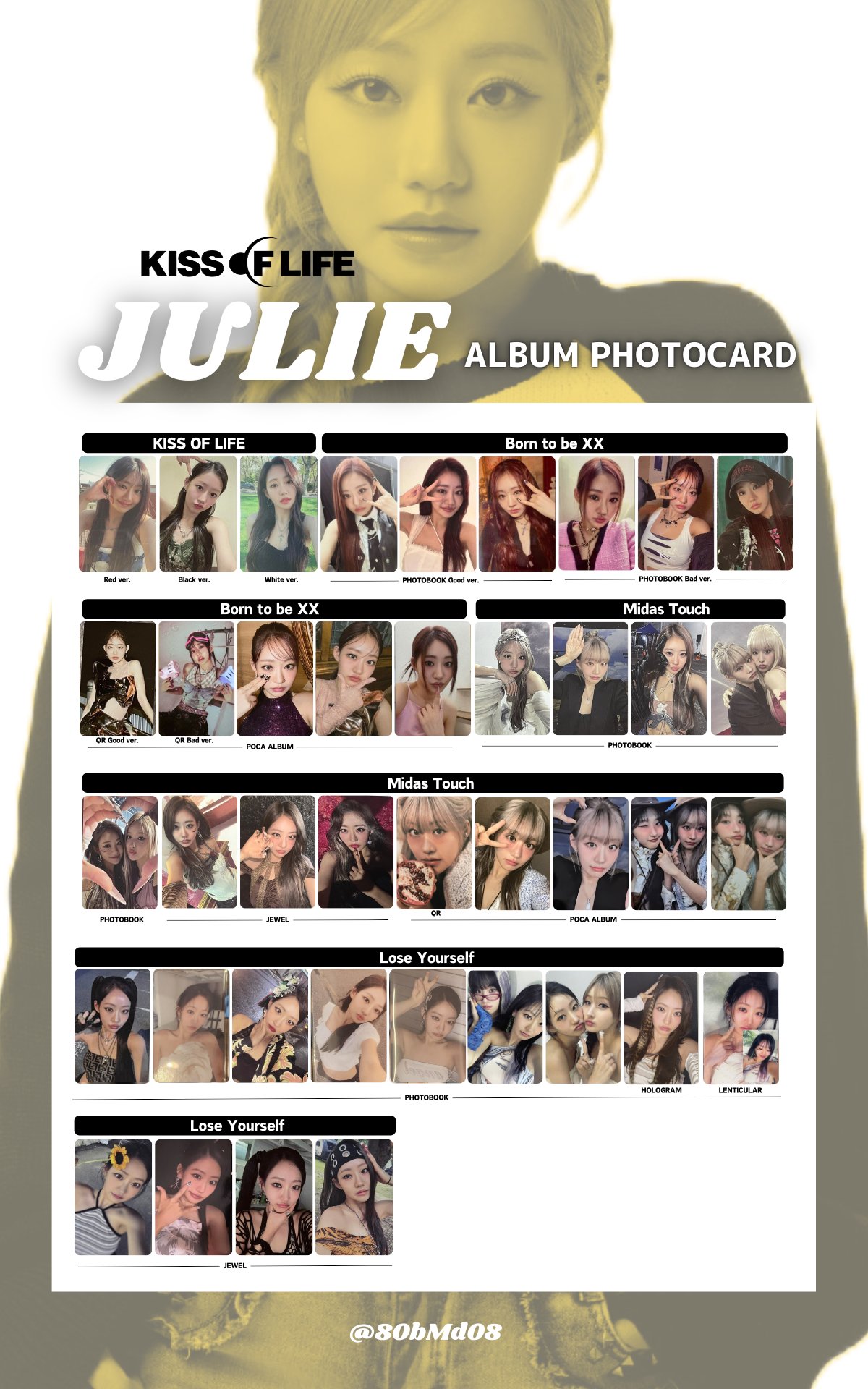 kiss of life キオプ アルバム セット トレカ グッズ shhh Stream 쉿 (Shhh) - KISS OF LIFE (키스오브라이프) [KISS OF
