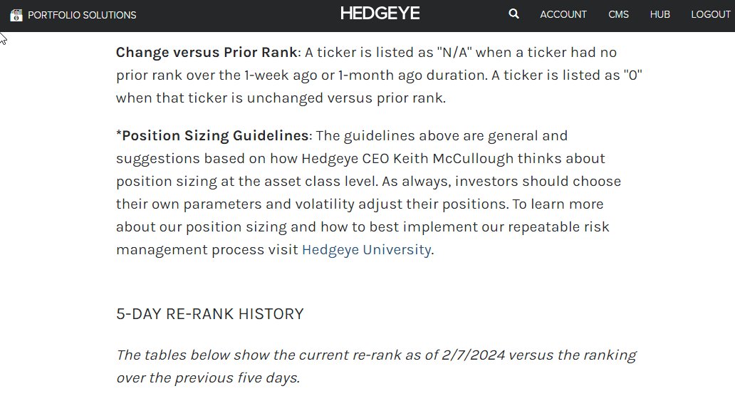KeithMcCullough's tweet photo. Another solid day for #HedgeyeNation if they're copying my Long Only Account via Portfolio Solutions 

I'm removing 1 ETF Asset Allocation today - note pending