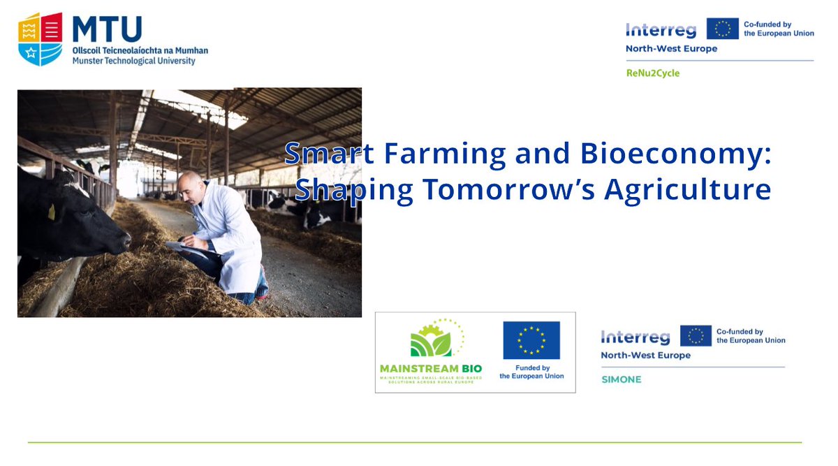 NiamhPower18's tweet photo. Big thanks to @ClonakiltyAg @teagasc for hosting our workshop during #BioeconomyWeek Great discussions on Recycled Derived Fertilisers (RDFs) &amp; the #ReNu2Cycle, #SIMONE_NWE, &amp; @MainstreamBio projects. Special shoutout to the farmers who shared their insights! 🌿🚜 @INTERREG_NWE https://t.co/bVELbHMOvU