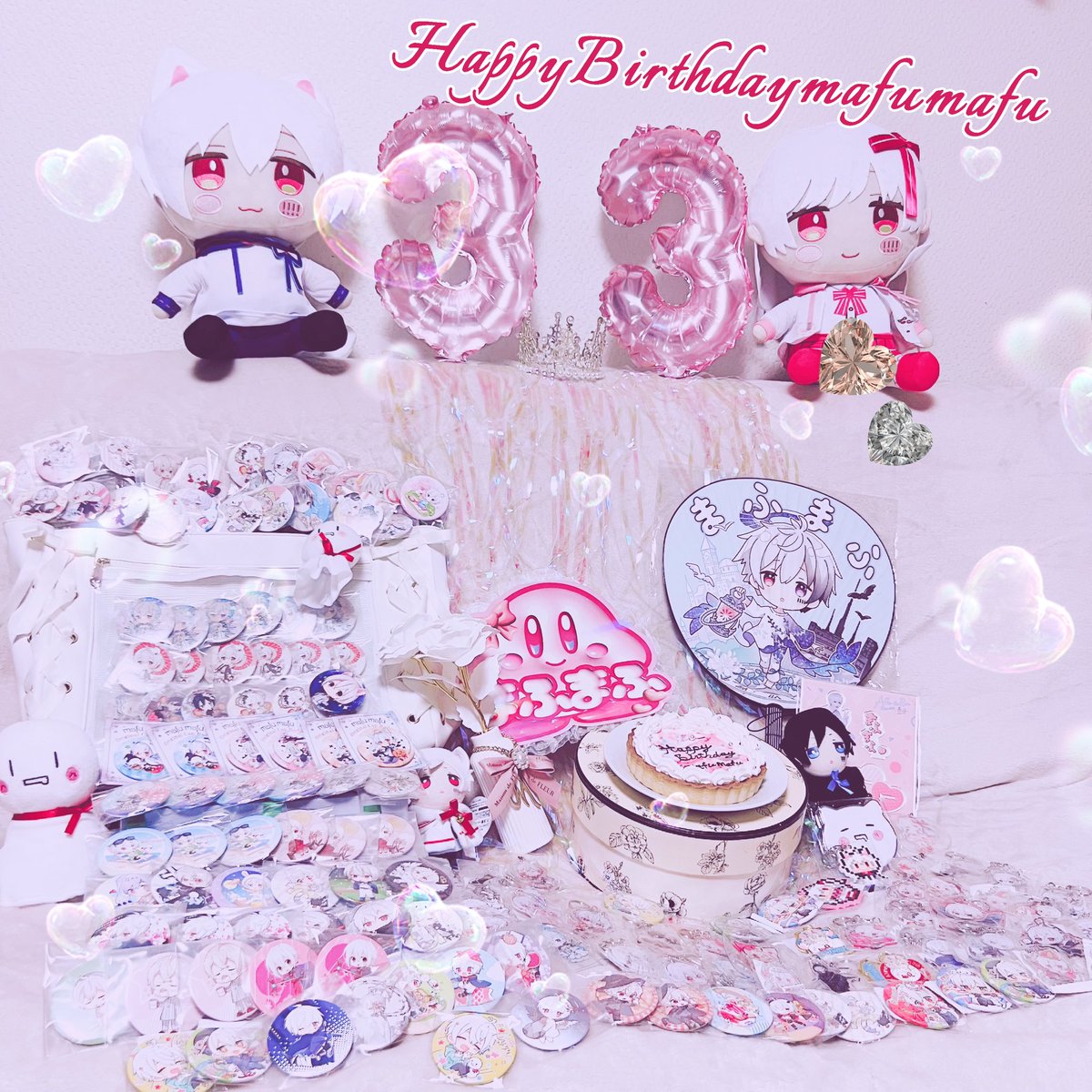 AtR94564484's tweet photo. o｡+𝑚𝑎𝑓𝑢𝑚𝑎𝑓𝑢 𝐻𝑎𝑝𝑝𝑦  𝑏𝑖𝑟𝑡ℎ𝑑𝑎𝑦o｡+

お誕生日おめでとうございます🎂🎉
今年も特別な日をお祝いできてとても嬉しく思います！
生まれてきてくださってありがとうございます！
世界で1番大好きです🤍

#まふまふさんの誕生日 
#まふまふ誕生祭
#まふまふ誕生祭2024
#はわわ33歳 https://t.co/nO8bsYQGYu