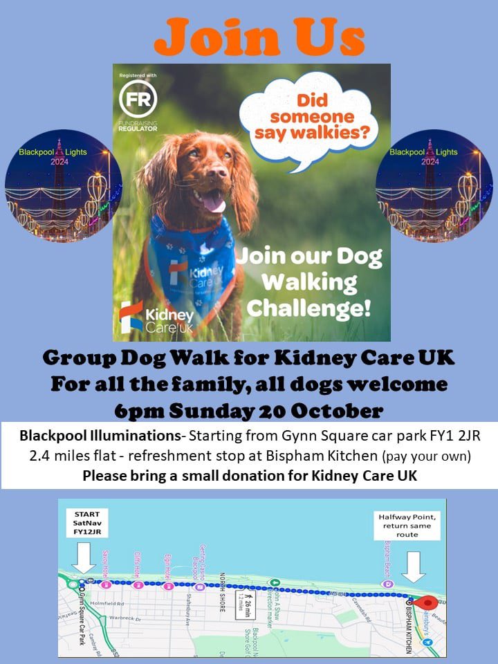 Blackpool illuminations for this Sundays walk 🐾 please come and join us 🦮🐕‍🦺🐕 A chance to see the lights ✨

For anyone who would like to donate here is the link 🐾
justgiving.com/page/kcuk-dogw…