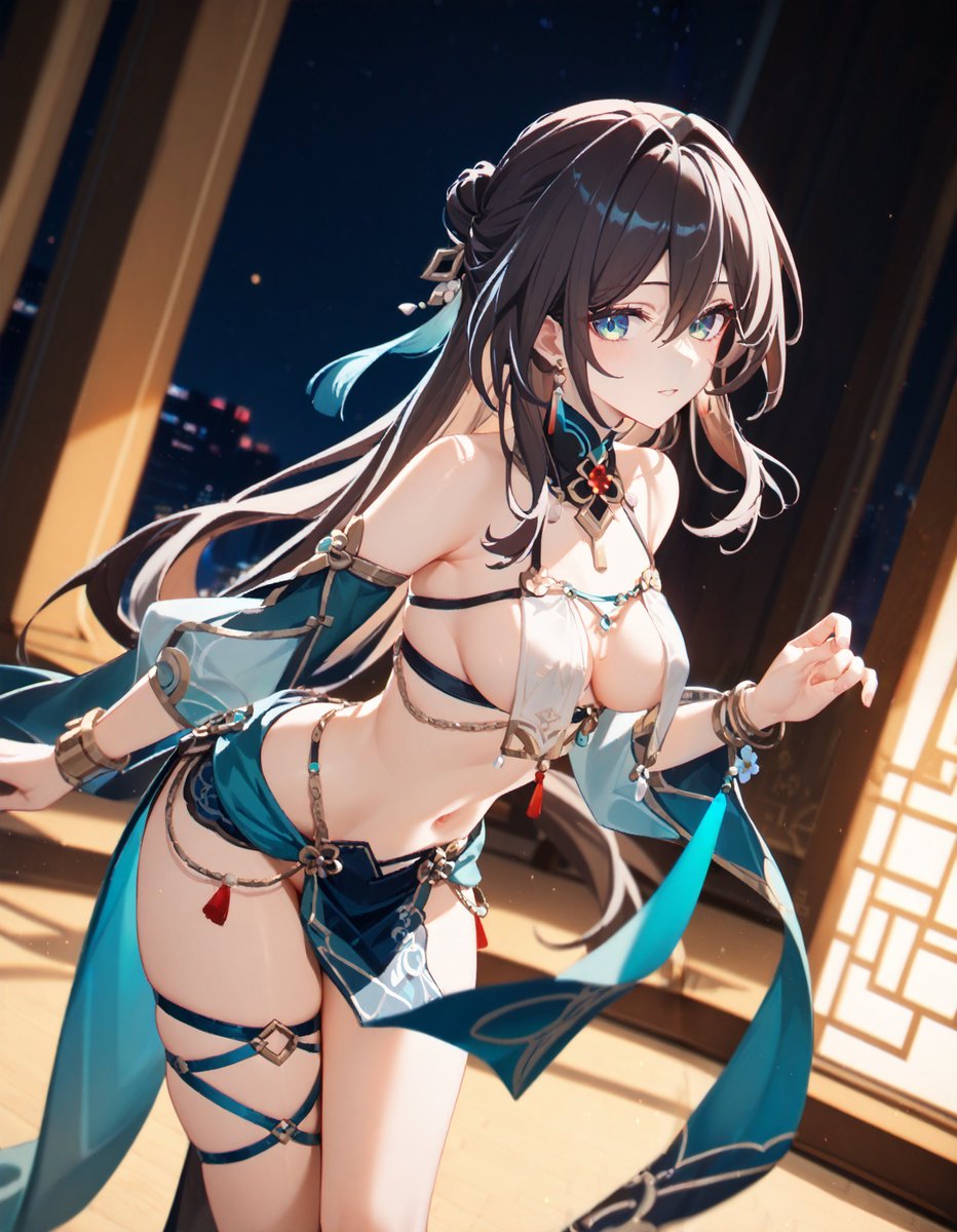 leiria_illust's tweet photo. #AI踊り子部 #崩壊スターレイル #RuanMei 
ルアンさんEおどりこのふく https://t.co/NhWGZst3Wv