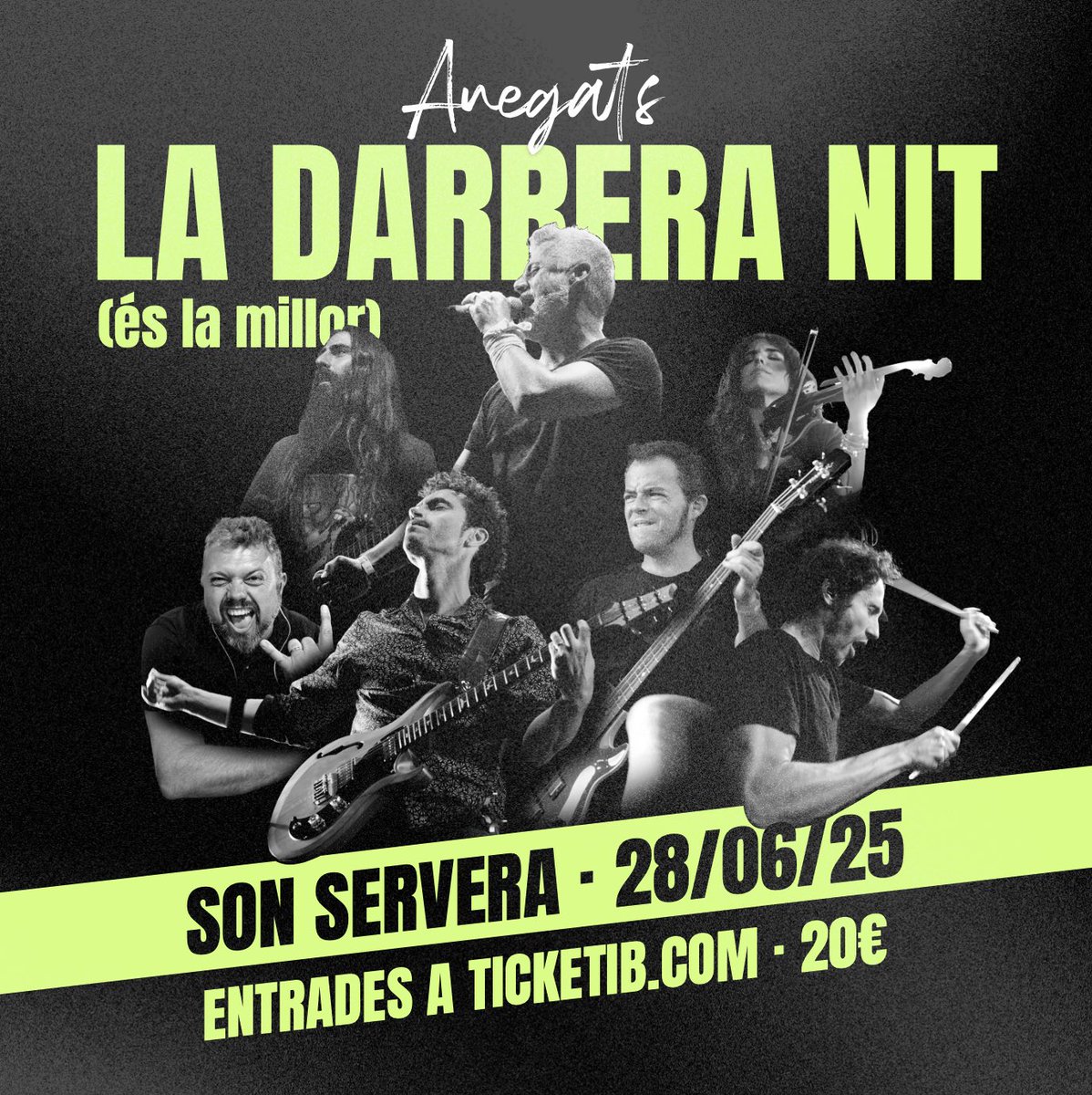 Ja disponibles a ticketib.com les entrades del nostre darrer concert, l’any que ve, a Son Servera. 
ticketib.com/ca/search