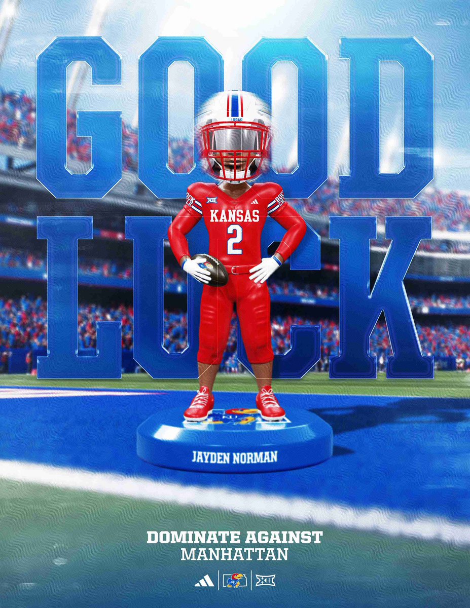 Appreciate the love!!❤️🤍💙
<a href="/KUCoachZ/">Coach Jim Zebrowski</a> <a href="/CoachSvarczkopf/">Greg Svarczkopf</a>
<a href="/KU_Football/">Kansas Football</a>