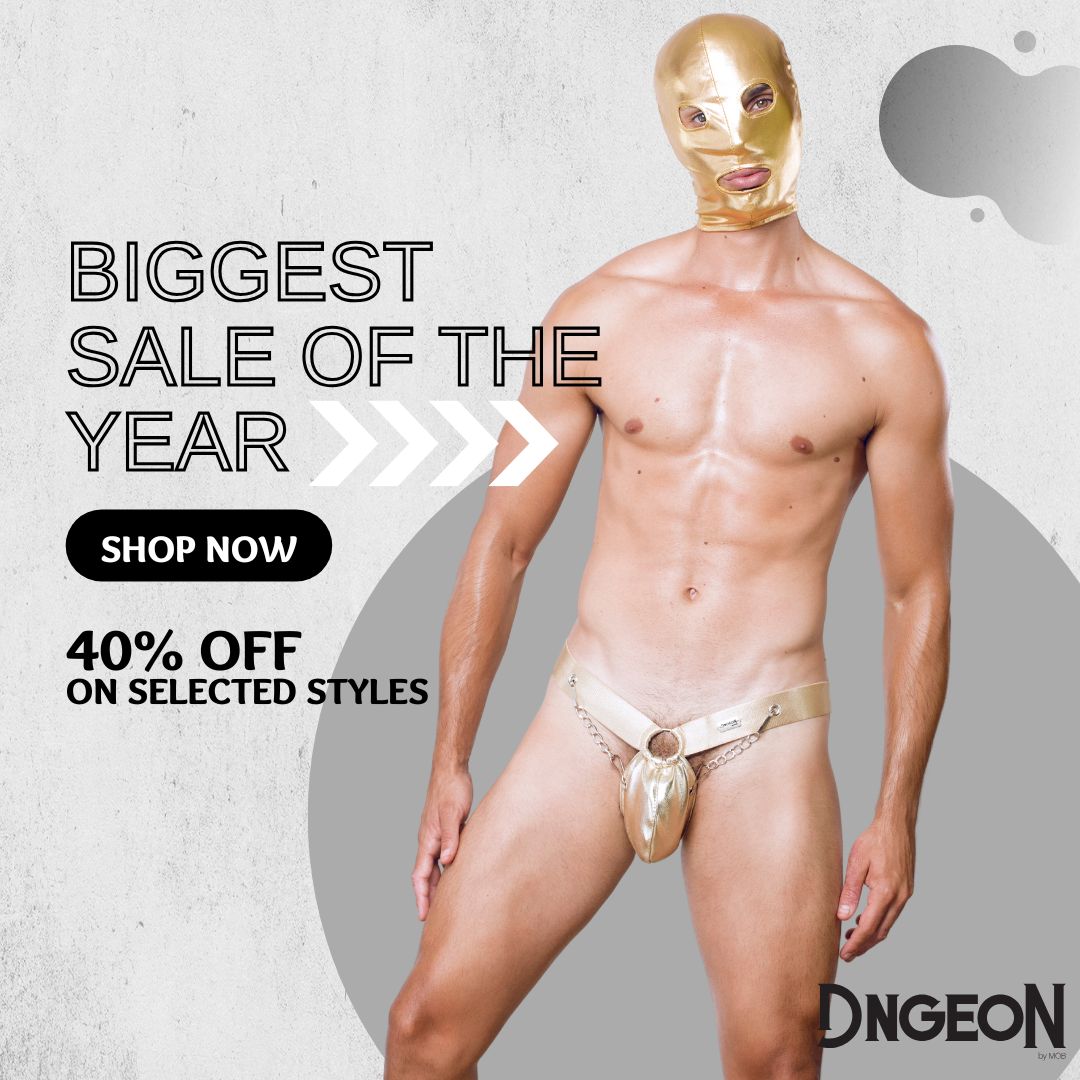 Prepare for the ultimate shopping experience with DNGEON’s BIGGEST SALE OF THE YEAR! We’re offering 40% off on selected styles, bringing you bold, cutting-edge looks at prices you can’t resist. Whether you’re looking to refresh your wardrobe or add daring pieces to your