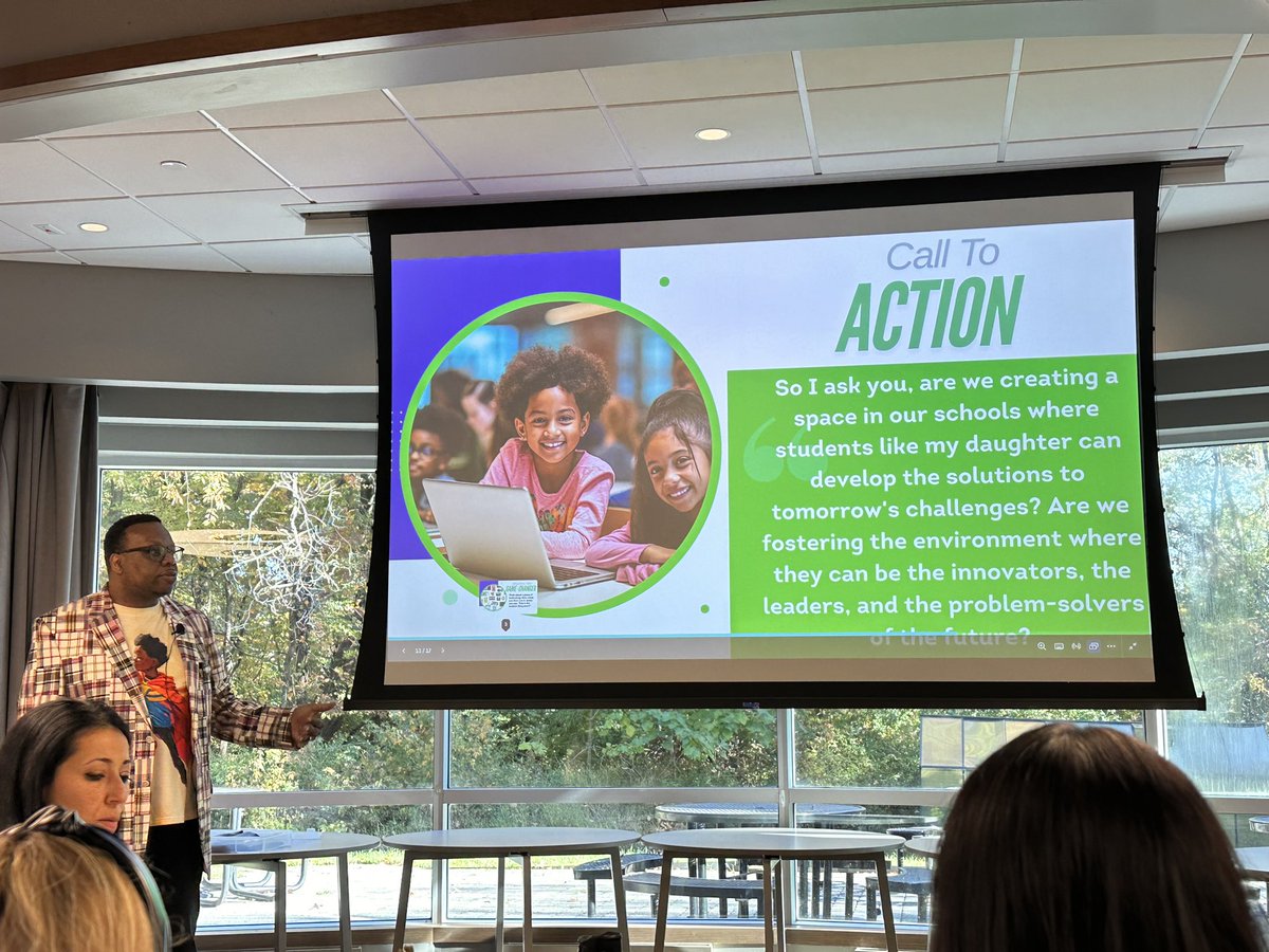 whittneysmith_'s tweet photo. Kicking off the day with @AskAdam3 at the Northeast Tech & Learning Leadership Summit.
#TLTechLive @techlearning https://t.co/16N0cZQpxj