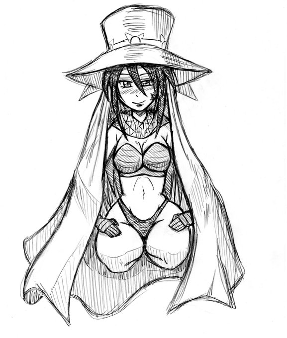 #最近フォローした人は知らない過去絵を晒す スカアハ師匠 