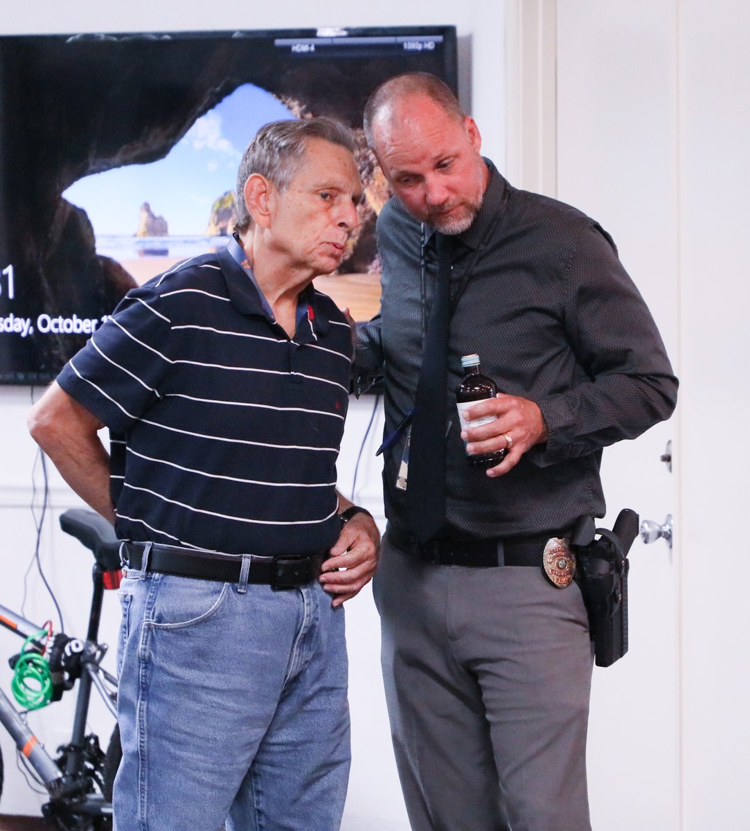 CoconutCreekPD's tweet image. It's our favorite time of the month - our #CrimePrevention roundtable at the Foundation for Independent Living. Dets Corey&amp;amp; James are the #emcees. This month, they talked about on-line #ScamPrevention. They also heard from Chief Hofer, Capt Kriplean, &amp;amp; Commissioner Brodie.