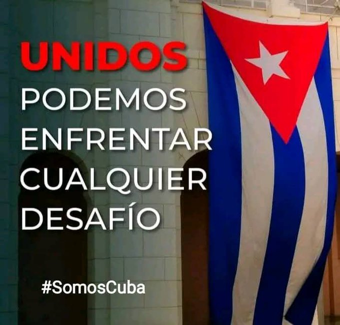 #UnidosPorCuba
#JuntosPodemosMás 
#CubaViveYVence 
#TumbaElBloqueo 
#BmcTotonicapán