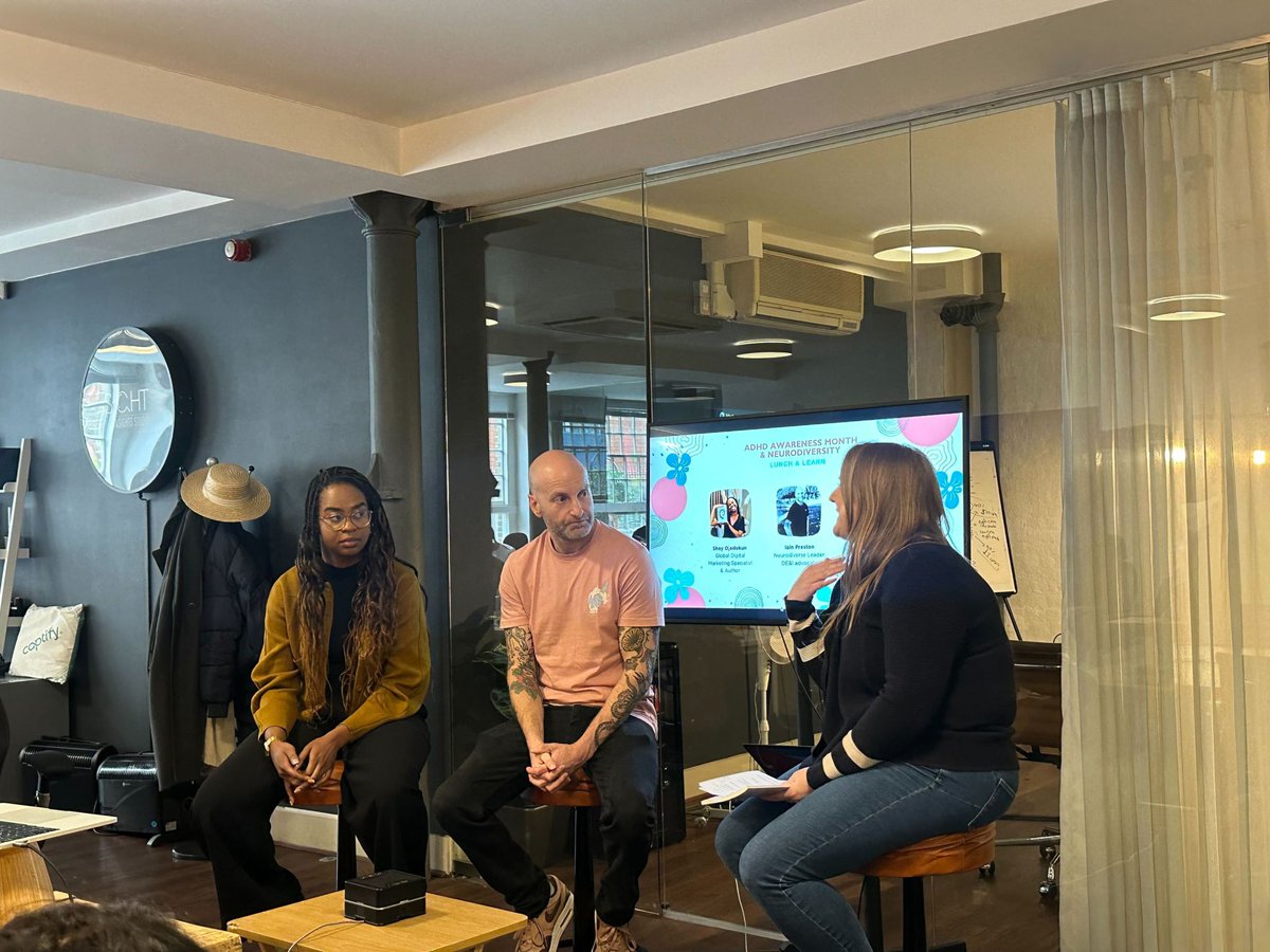 sheyojed's tweet photo. Grateful to be part of this conversation on neurodiversity and intersectionality with Iain Preston. Thank you to Captify, for creating a space to raise awareness and support.💫 #Neurodiversity #ADHDAwarenessMonth https://t.co/pJPgKMCtRD