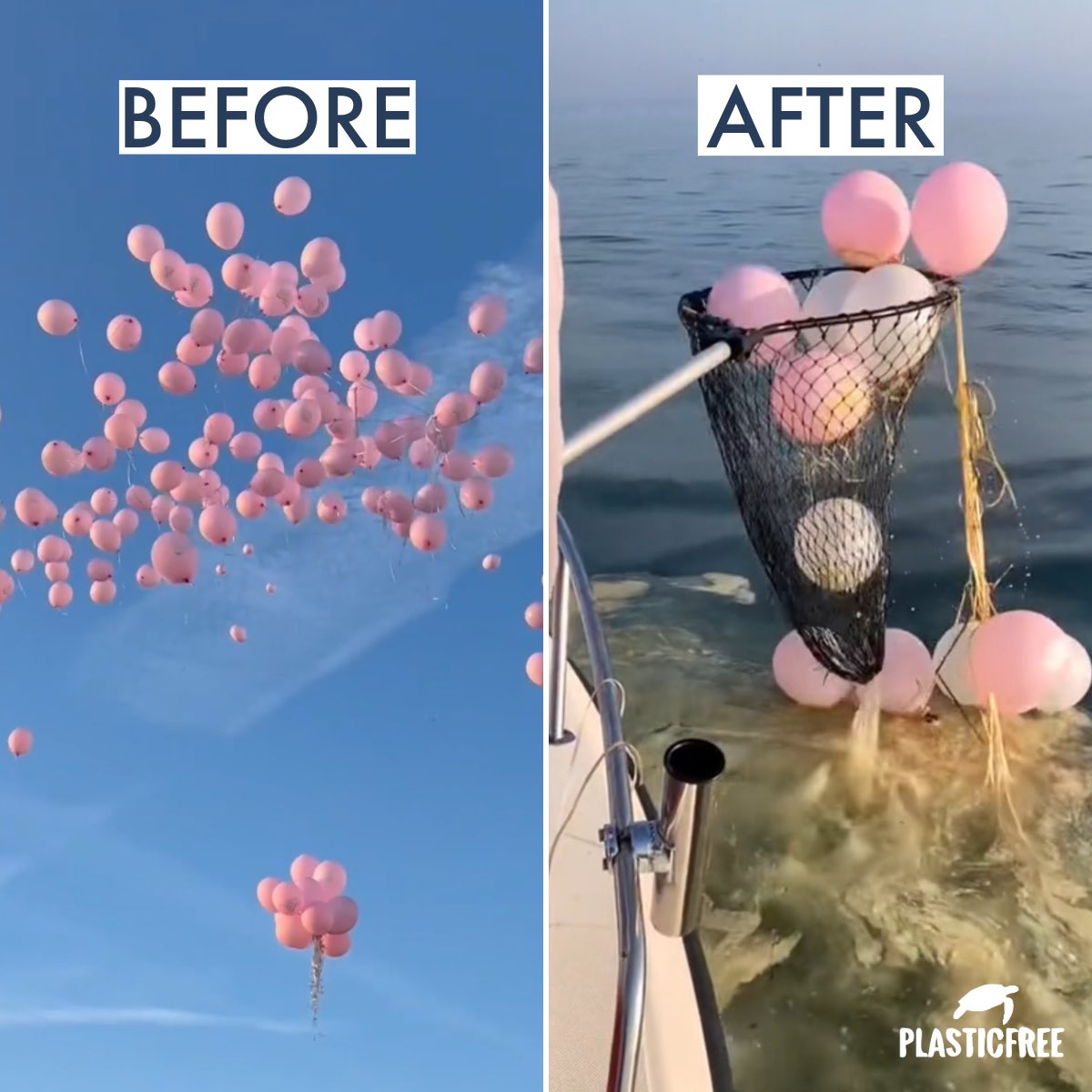 plasticfreeit's tweet photo. Balloons, once released into the air, inevitably return to land or sea, becoming waste that severely impacts ecosystems.

Sign our petition: https://t.co/EtN8BvcMyp

#balloons #pollution #plasticfree https://t.co/2YNIHfRt59