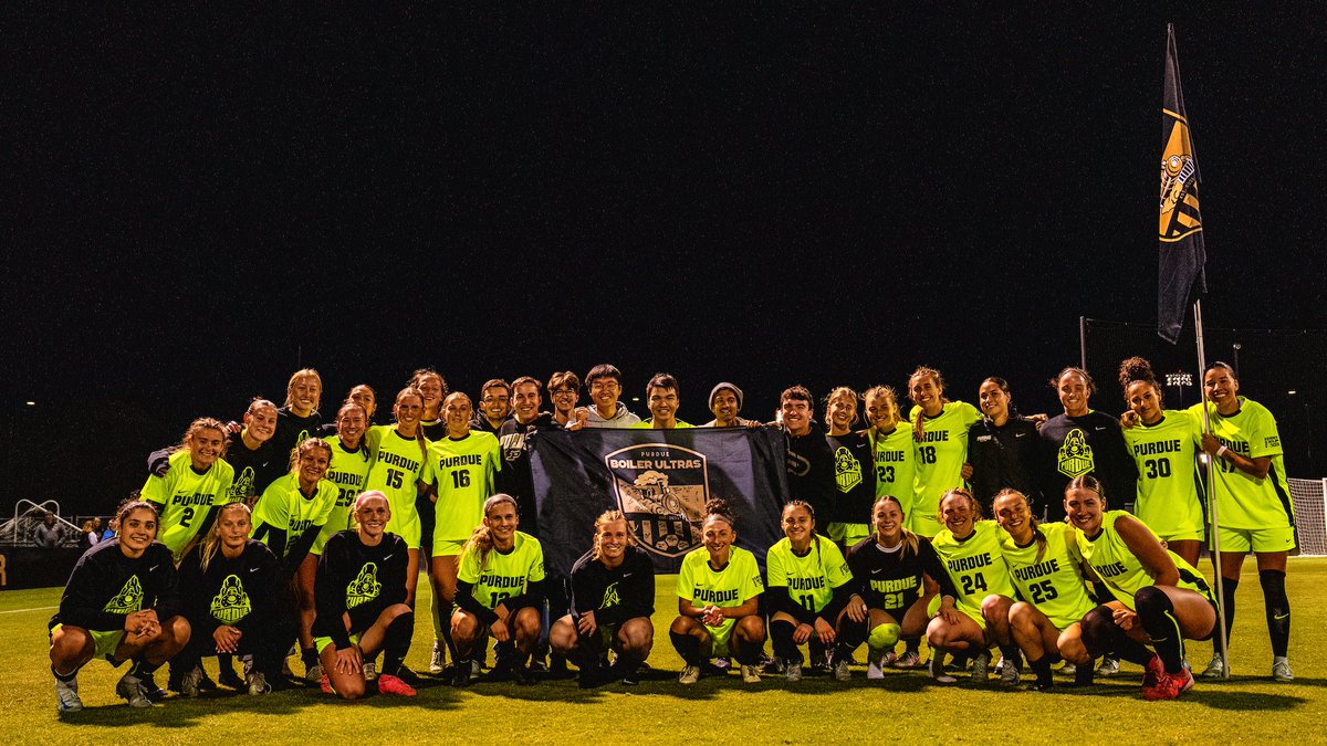 Ever Grateful to the Boiler Ultras for the amazing support all season at Folk Field. #BoilerUp #WeBelieve 🚂 ⚡️ ⚒️