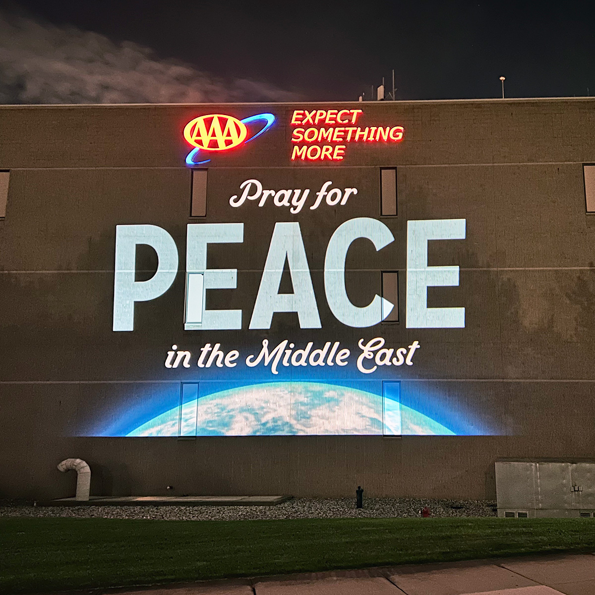 Join us in sending our thoughts and prayers for peace in the Middle East.