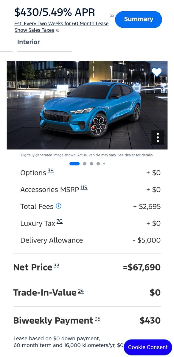 sheldonhawley's tweet photo. @TheFordFANatic Love the look of the Mustang Mach-E GT in Leafs blue! Might have to consider this with my recently married wifey, thoughts @d_lepage23 ? #FordFanPower https://t.co/oHpkhHrNjI