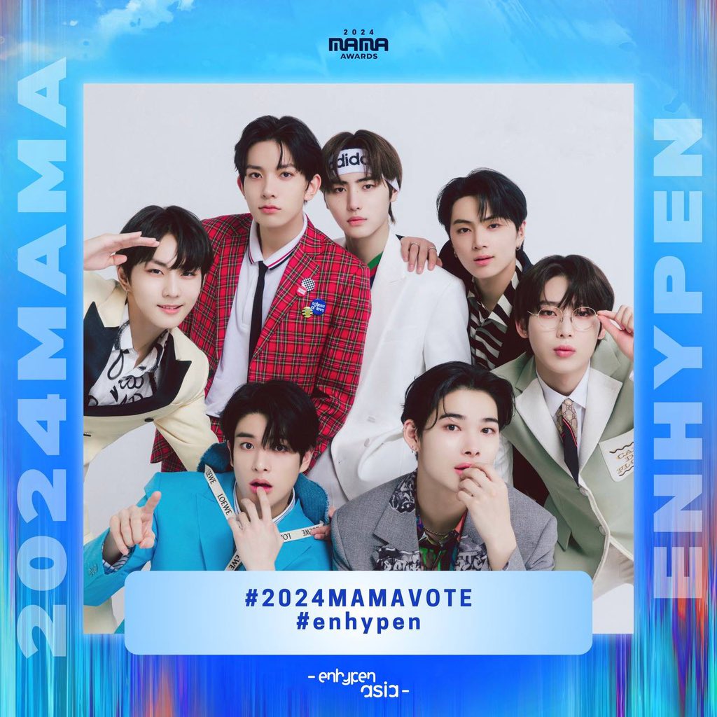 AsiaEnhypen's tweet photo. I vote for #enhypen on #2024MAMAVOTE https://t.co/AO2vbxIm1n